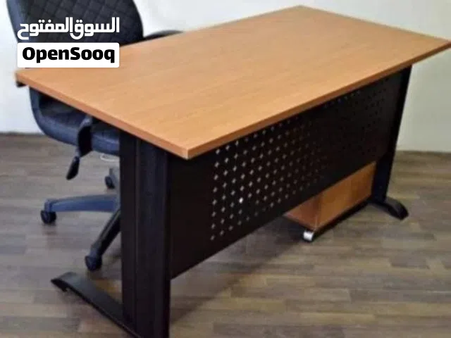 مكتب موظف او للبيت مقاس 120 سم جسم معدن وخشب mdf بسعر اقتصادى متوفر الوان مختلفه ضمان سنه وتوفير شحن