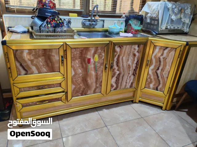 كاونتر مطبخ المنيوم كامل مع الملحق للبيع