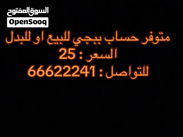 Pubg Accounts and Characters for Sale in Northern Governorate