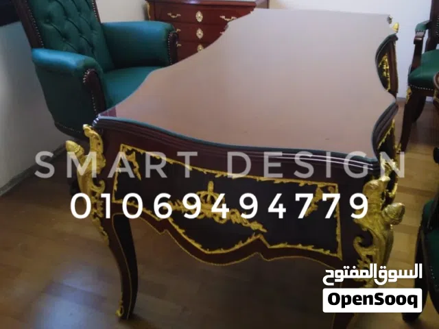 مكتب وزاري كلاسيك خشب زان مطعم النحاس عالي الجودة