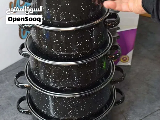 سيت قدورة خماسي ايناميل زيتي ماركة ربيتيف