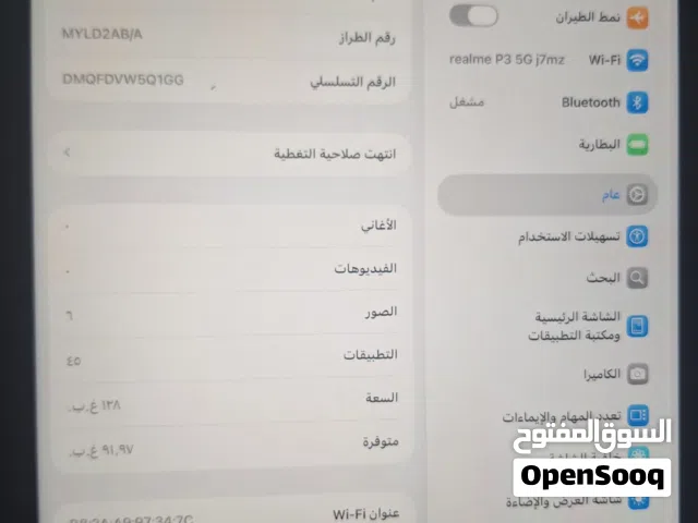 ايباد 8 128 جيجا حابة ممتازة ipad 8 128gb