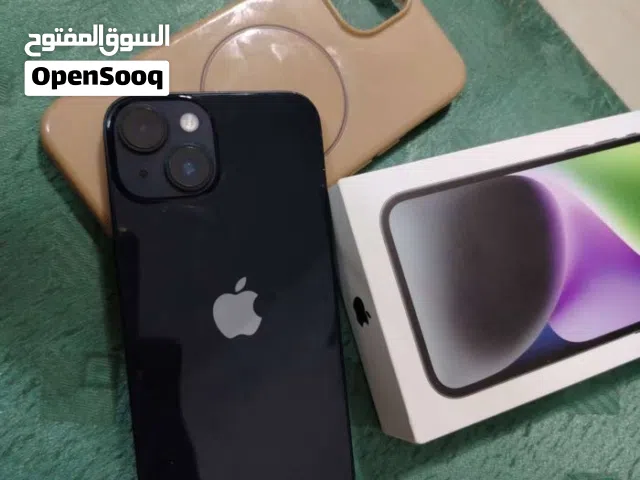 آيفون 14 جديد بحالة ممتازة، سعة 256 جيجابايت، أسود، مع الكرتونة والشاحن