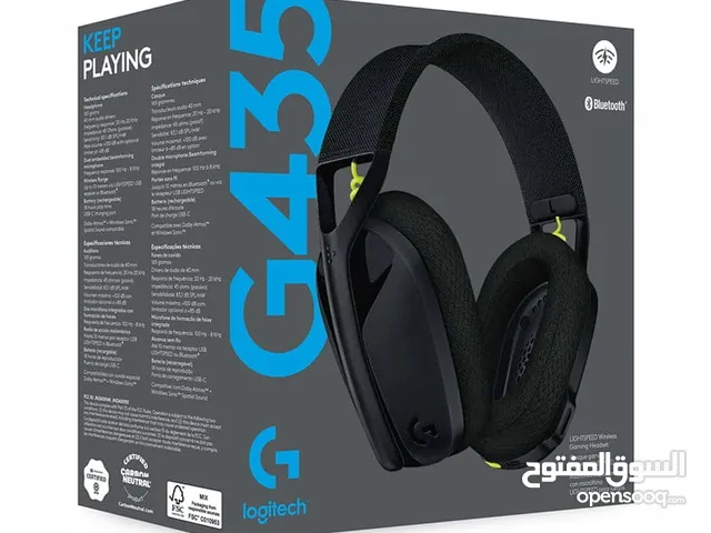 سماعة لوجيتك جي 435 لايت سبيد اسود – LOGITECH G435 LIGHTSPEED BLACK Headset