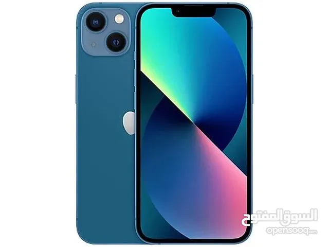iPhone 13 – 128GB – أزرق سماوي حالة فوق الممتازة  السعر:2400 دينار – نسعدوك عادي