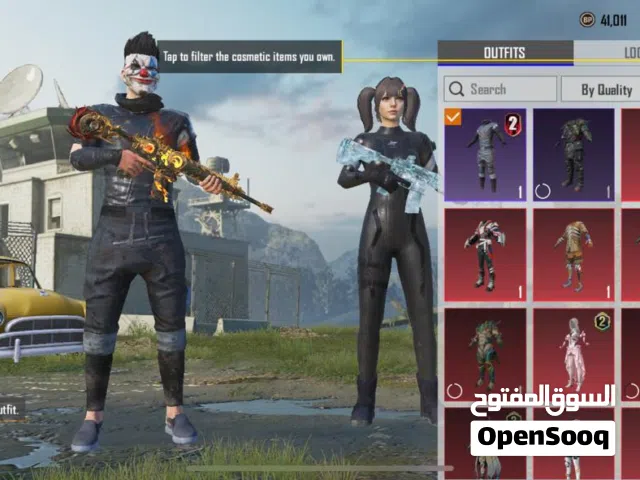 Pubg account for sale with m4 crimson skyblade level 5 and more upgradebl guns and many more