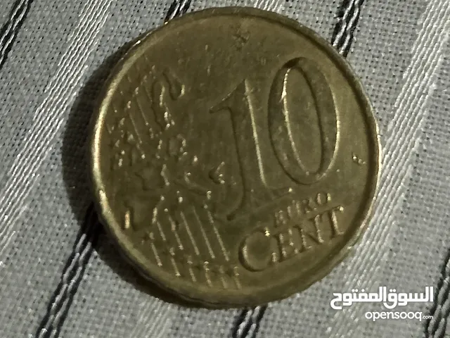 10 سنت يودو اسباني دهب اسكنتنافي 1999