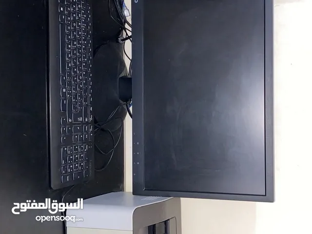 كمبيوتر Lenovo مع جميع ملحقاتة (كيس/ كيبورد/ ماوس) بالإضافة إلى طابعة Samsung ليزرية