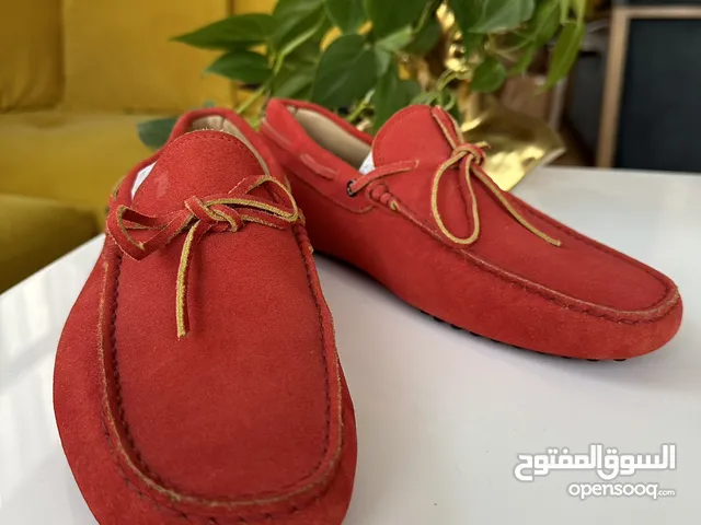 New Tod’s Gommino Red Suede driving shoes size 42,5-43
