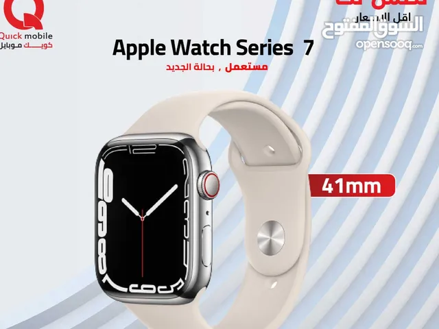 APLLE WATCH S7 ( 41M ) USED /// ساعة ابل الجيل 7 مستعمل وكالة مقاس 41