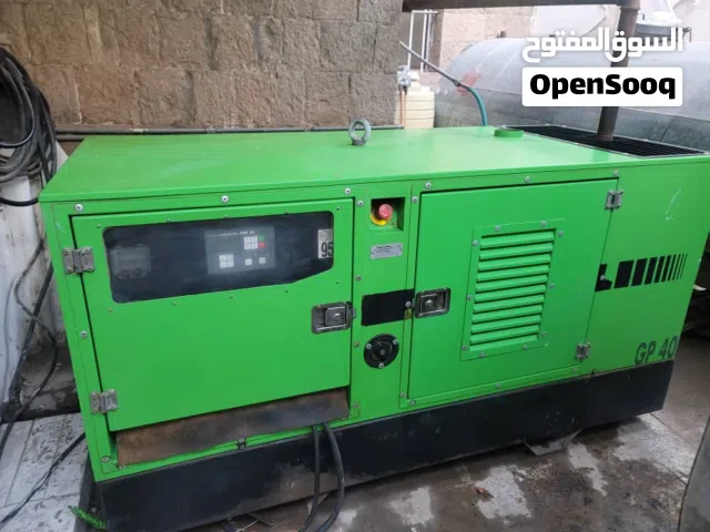 مولد كهرباء مستعمل فتره قصيره الموديل: Green Power GP40  الحمولة: 40 كيلوفولت   العداد: 7992 ساعة  ا