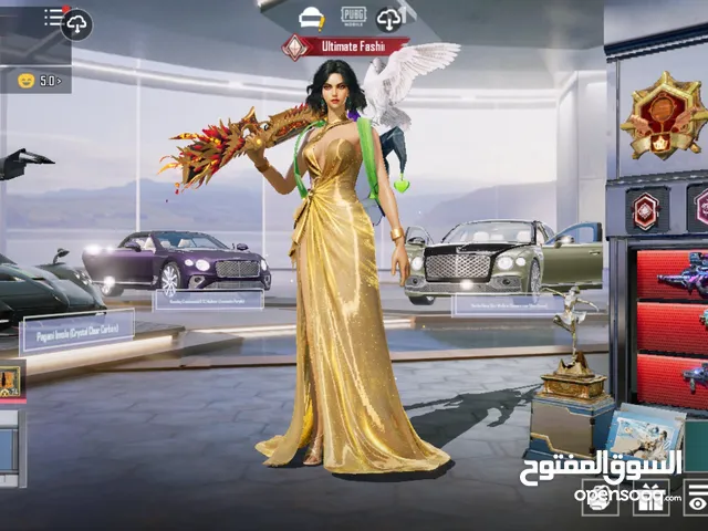 account level 92 collection level 77 with max guns cars and old conquerors