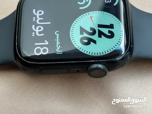 ‏Apple WatchSeries 7 45mm Aluminium Sport Band dark blue ساعة ابل الإصدار السابع