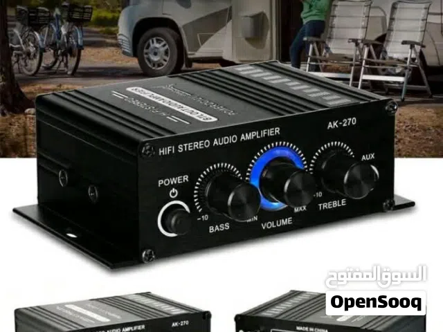 مضخم صوت سيارة ثنائي القناة صغير AK-270، نظام صوت مسرح منزلي،