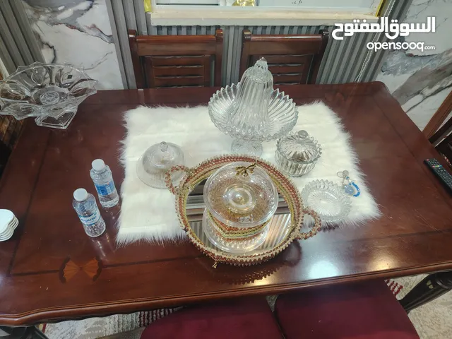 طاولة سفره 6 كراسي خشب زان ماليزي