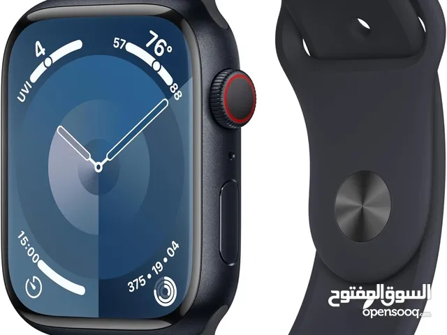 Apple Watch Series 9 GPS + Cellular 41mm Midnight Aluminium Case with Midnight Sport Band - S/M