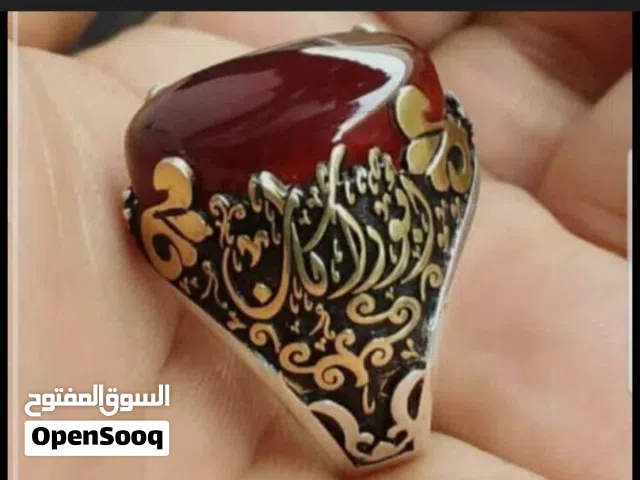 خواتم عقيق طبيعي (ليس صيني أو صناعي) - جاهز + تفصيل حسب الطلب