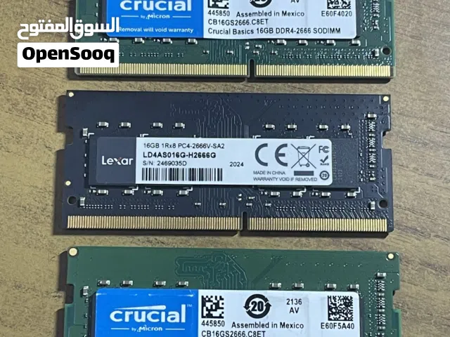 All laptop RAMs