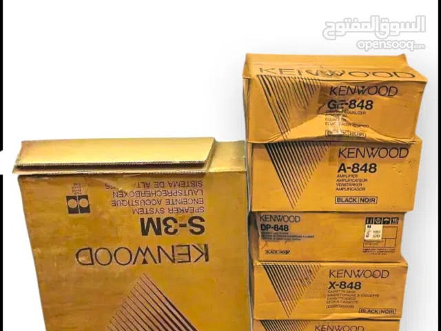 طقم Kenwood هاي فاي كامل – ياباني أصلي – صوت نضيف ومتكامل لهواة الصوت