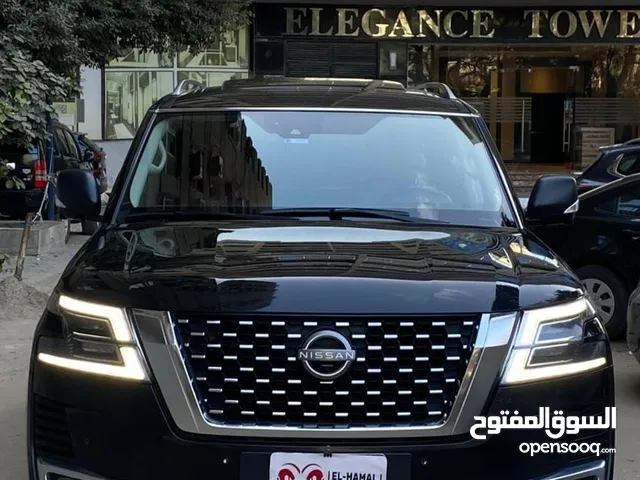 نيسان باترول بلاتنيوم 2022 للايجار بسائق او بدون - Nissan Patrol 2022