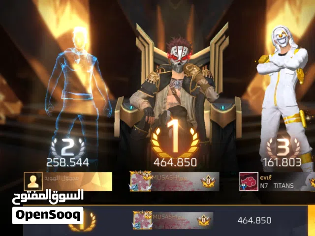 حساب اسطوري مستوى 83 و برايم 8مصروف عليه 458000 جوهرة