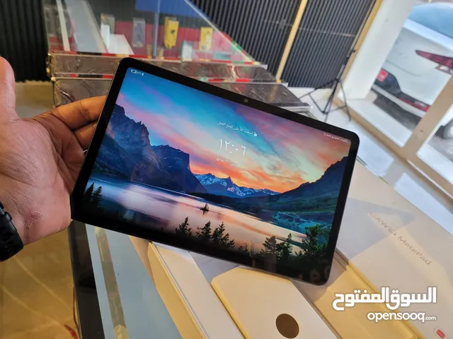 تاب هواوي بالكرتونة استعمال بسيط جدا بحالة الجديد