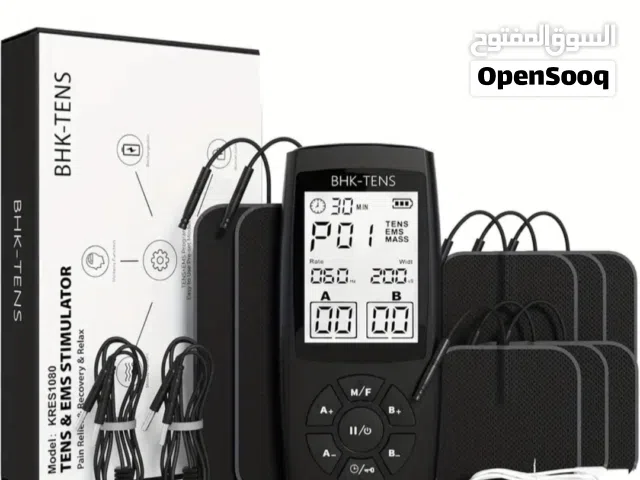 جهاز تحفيز العضلات والاعصاب BHK-TEN القابل لإعادة USB. لعلاج آلام الظهر والكتف والرقبة