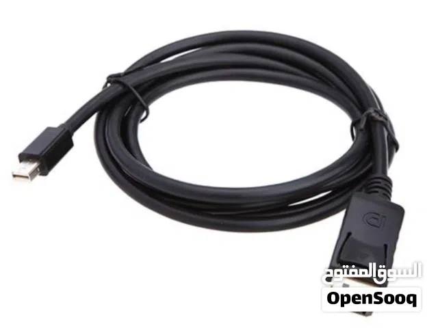 كابل شاشة احترافي Mini DisplayPort إلى DisplayPort اسرع نقل للبيانات بين الجهاز والشاشة