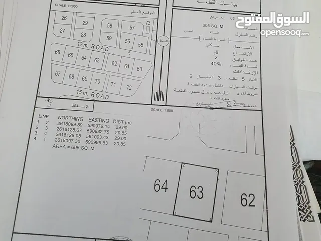 ارض في موقع ممتاز وحيوي بولاية بركاء الصومحان خلف الشارع العام بمسافة قصيرة