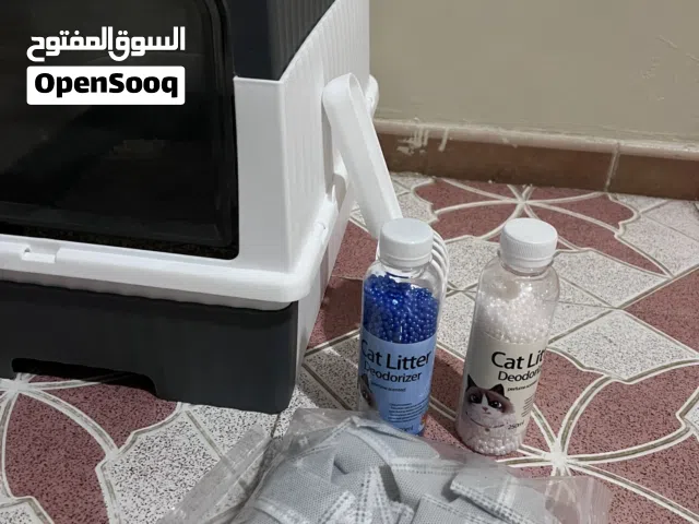 ليتر بوكس للقطط ممتاز ويمنع الروائح وسهل الاستخدام للبيع