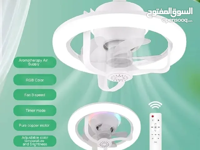 مروحه سقف معا اضاءة ملون حاجه ضخمة