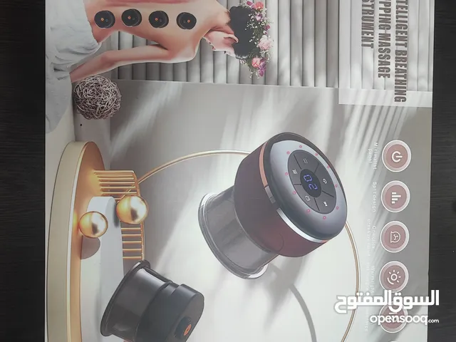 جهاز للتدليك والحجامة الكتروني شحن منزلي وتعزيز الدورة الدموية وخفف آلام العضلات 8 قطع