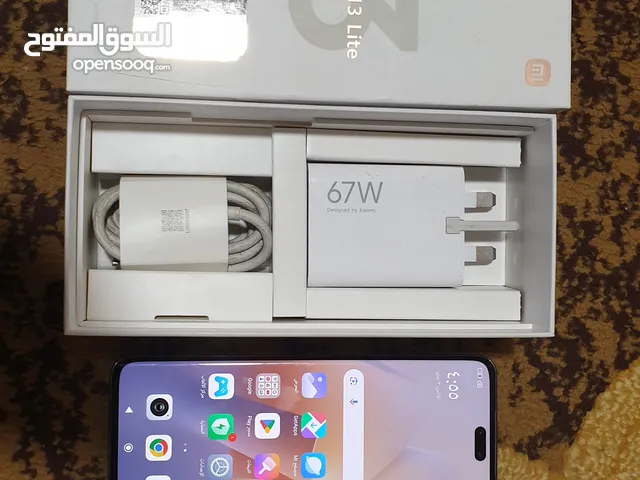 جهاز شاومي 13 lite للبيع مع كافة مستلزماتة