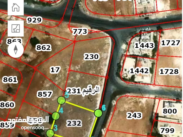 Residential Land for Sale in Amman Al-Raqim