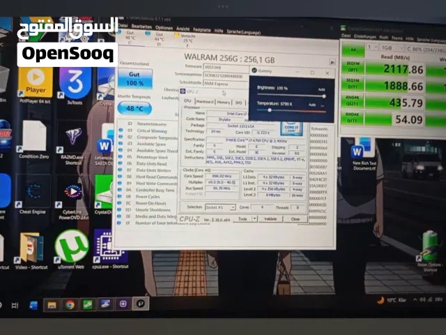 كمبيوتر وشاشة رابط يوتيوب صورتة الهن بوصف