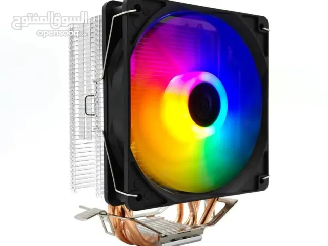 مبرد هوائي احترافي ملون للمعالجات WINDSHADOW WS400 120mm FAN RGB CPU COOLER FOR INTEL LGA1700 - AMD
