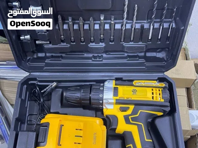 طقم دريل شحن بطارية ليثيوم 21 فولت عندي كميات وتوصيل لكل المحافظات للحجز راسلوني بالتطبيق