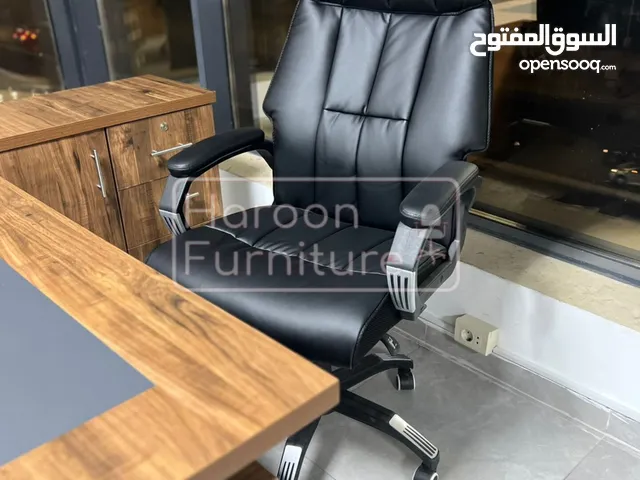 كرسي مكتبي جلد فوم كامل فخم جدا فقط 99
