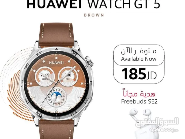 HUAWEI GT5 BROWE (46M) NEW /// هواوي جي تي 5 بني مقاس 46 ملي الجديد