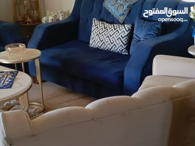 طقم كنب سبع مقاعد خشب زان للبيع