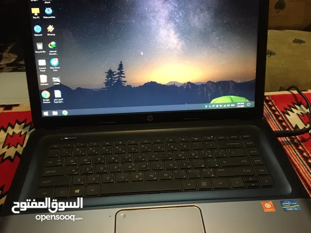 حاله الجديد hp كور i3 جيل ثاني هارد 500 رام 4 شاشه 15.6