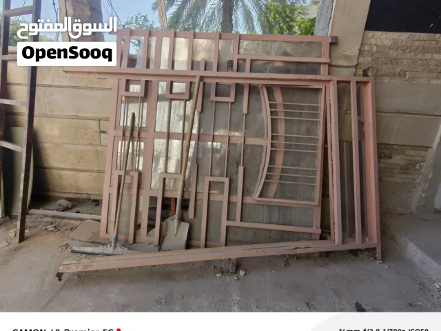 شباك وباب حديد درجة اول وزن ثقيل للبيع