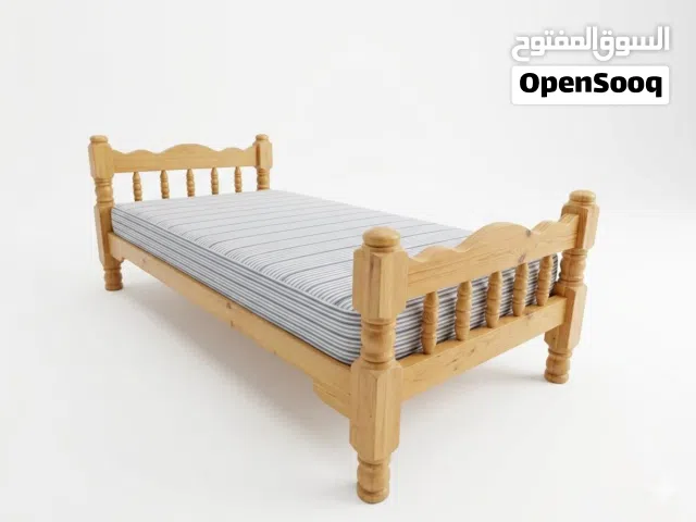 تخت مفرد عدد 2 للبيع