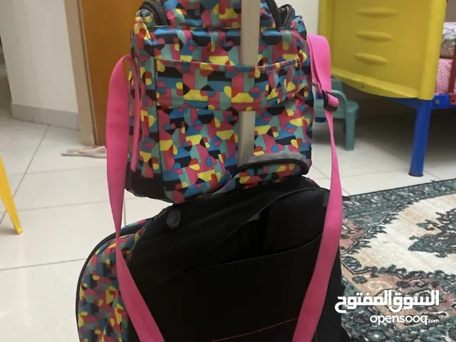 School bag with lunch bag