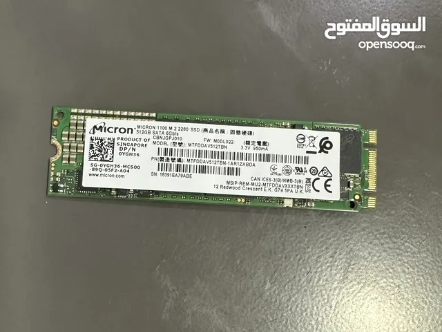 SSD HARD DISK 512GB INTERNAL used Like New