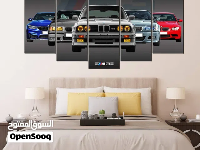 Car wall art/ horse wall art/ car frame/ 5panels wall frame car and horse.