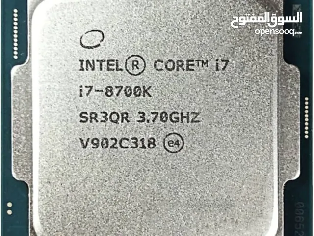 معالج core I7 8700K 4.3Ghz. 6core 12 thread