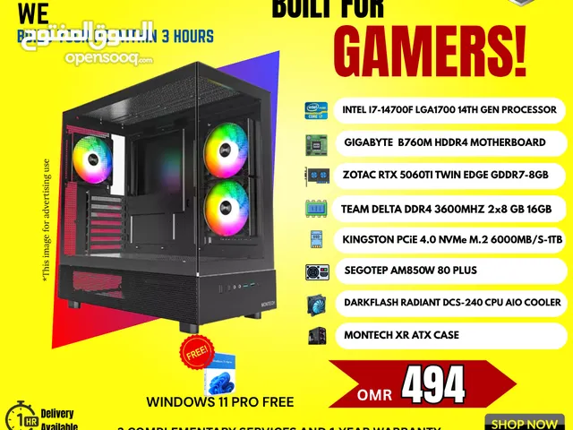 Gaming PC Build – OMR 494 Only!