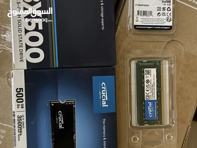 Crucial 500GB SSD + 16GB RAM