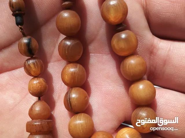 مسباح زراف 33 حبة مع شواهد وتمليكة من نفس الخامة